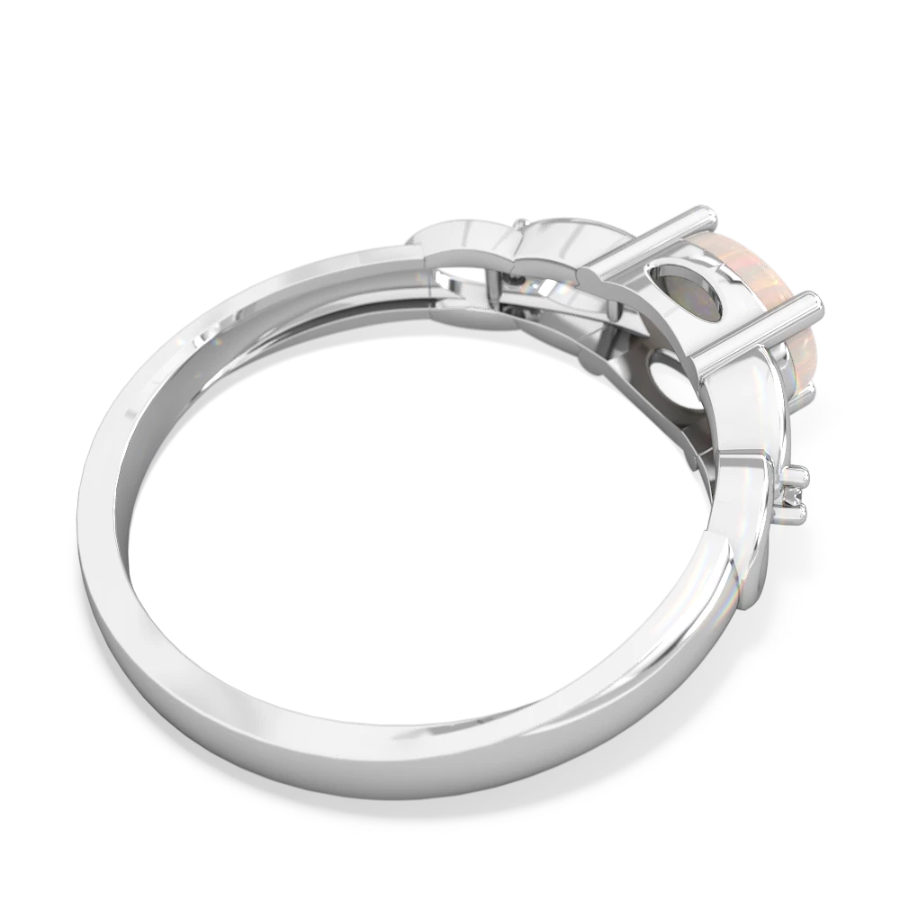 Opal Links 14K White Gold ring R4032