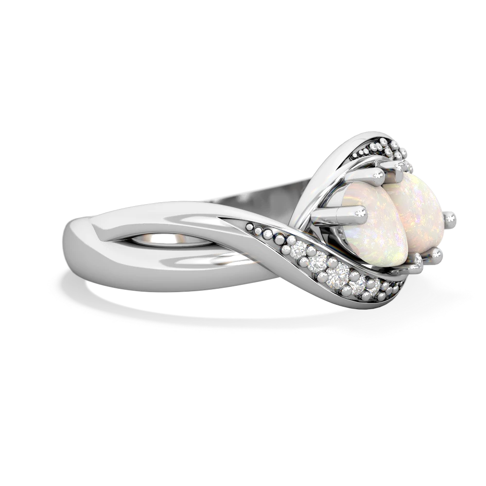 Opal Summer Winds 14K White Gold ring R5342