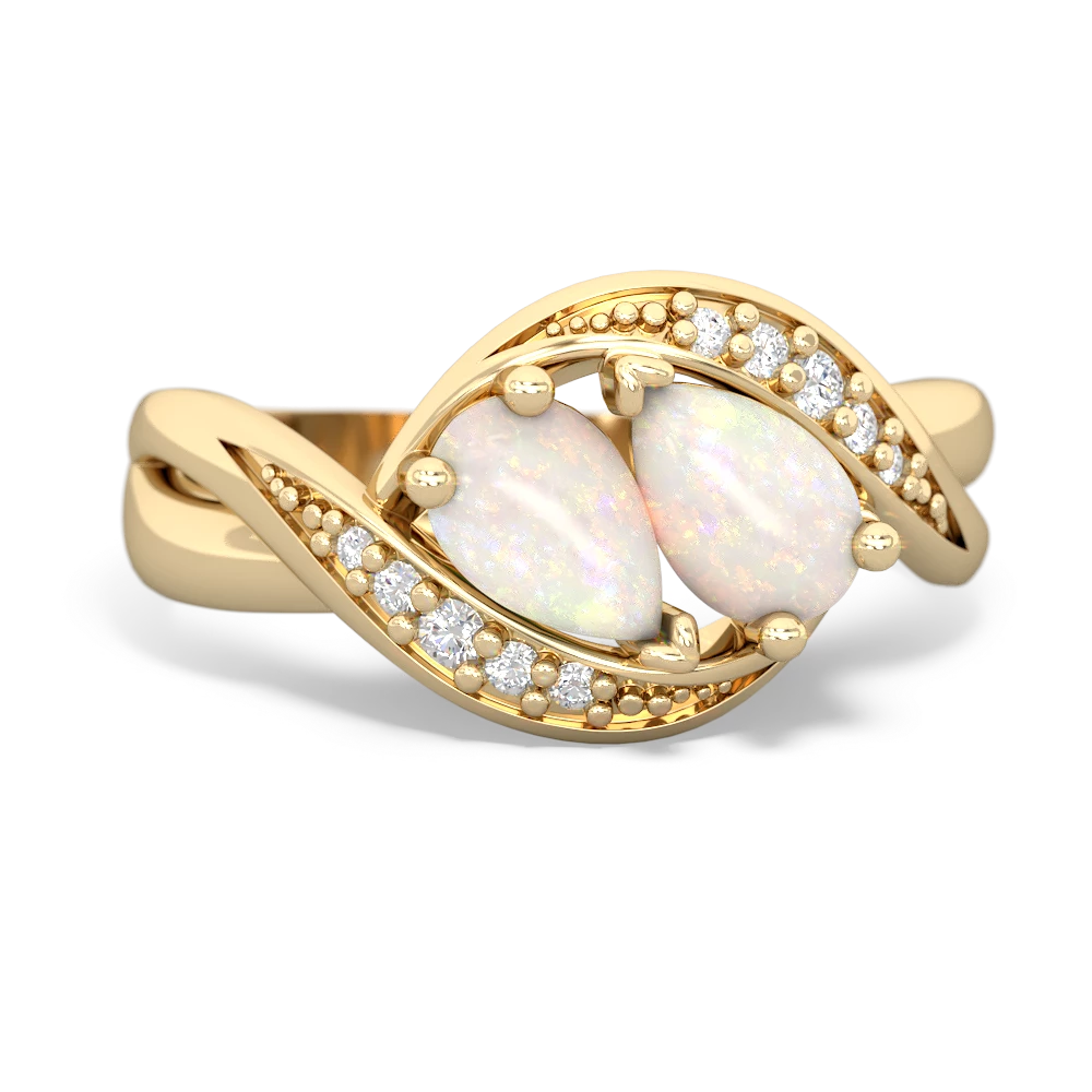 Opal Summer Winds 14K Yellow Gold ring R5342