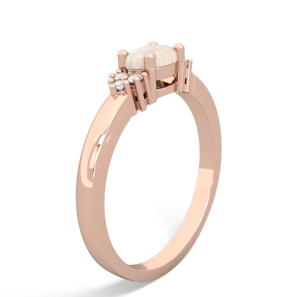 Opal Simply Elegant East-West 14K Rose Gold ring R2480