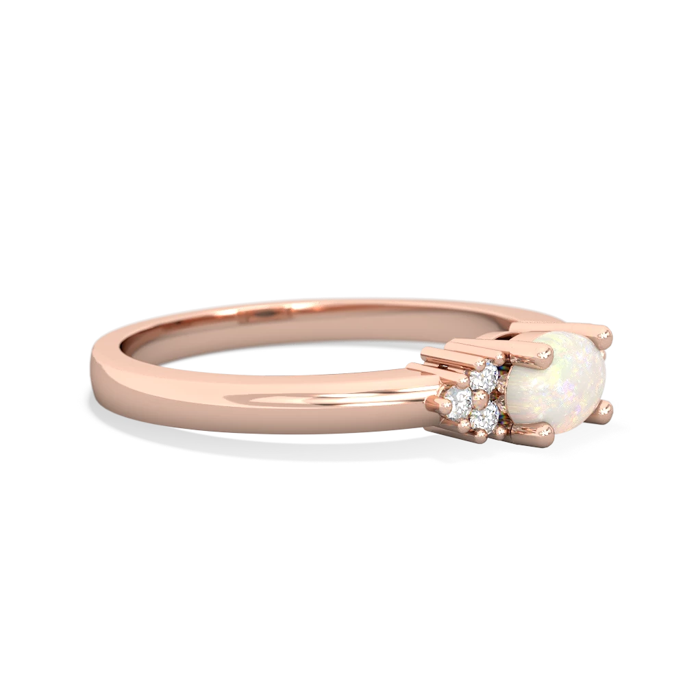 Opal Simply Elegant East-West 14K Rose Gold ring R2480