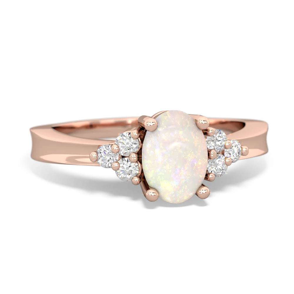 Opal Simply Elegant 14K Rose Gold ring R2113