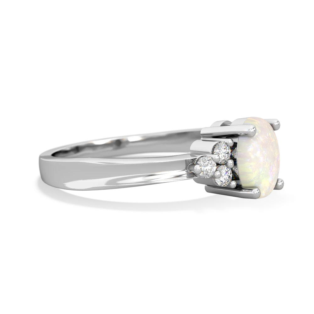 Opal Simply Elegant 14K White Gold ring R2113