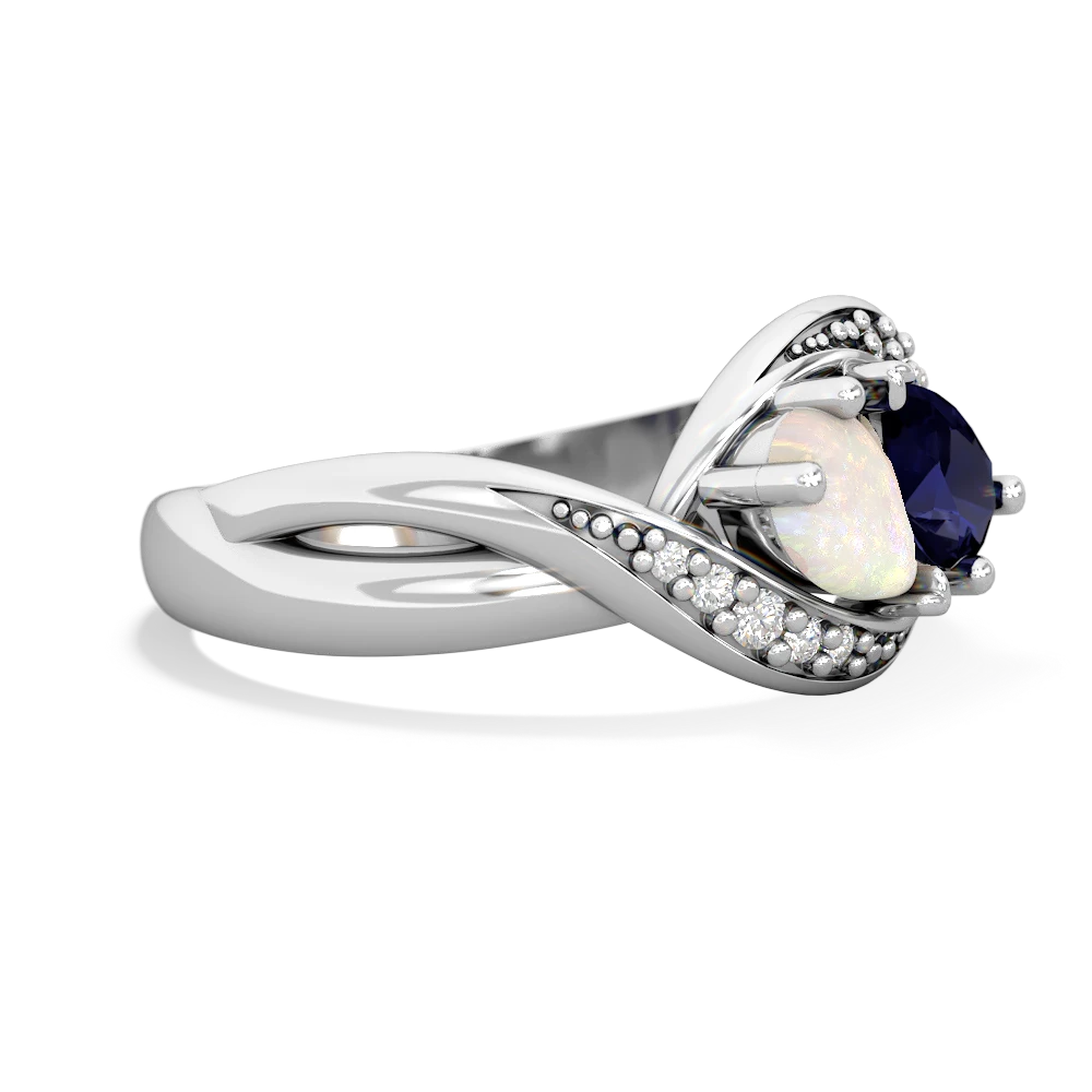 Opal Summer Winds 14K White Gold ring R5342