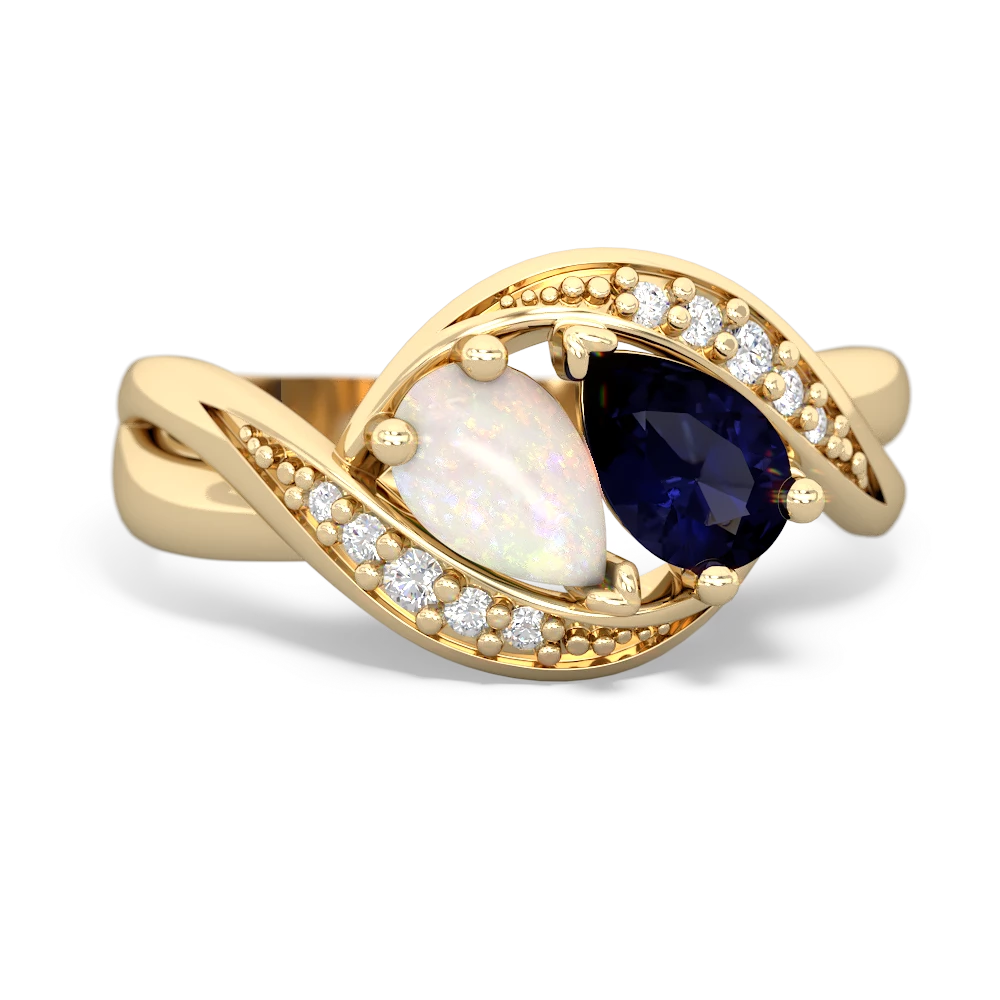 Opal Summer Winds 14K Yellow Gold ring R5342