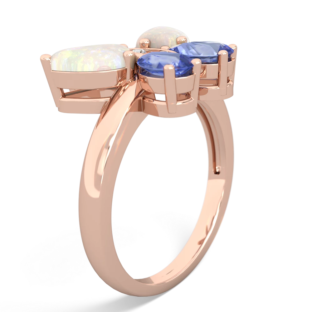 Opal Butterfly 14K Rose Gold ring R2215