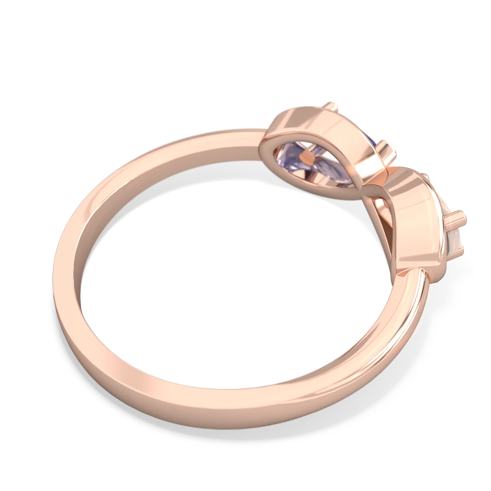 Opal Infinity 14K Rose Gold ring R5050