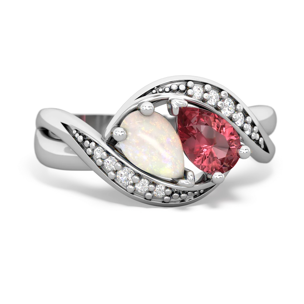 Opal Summer Winds 14K White Gold ring R5342