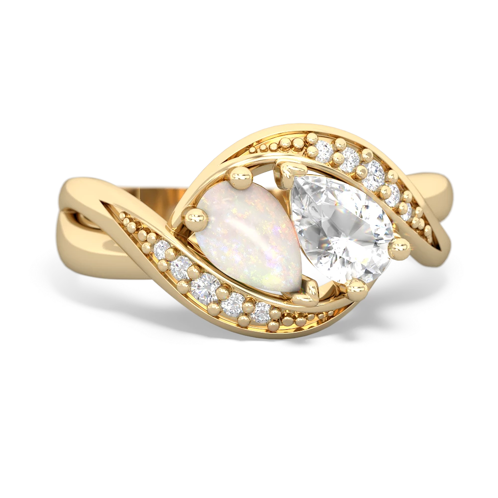 Opal Summer Winds 14K Yellow Gold ring R5342