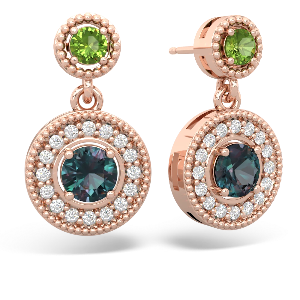 Buy Natural Peridot Earrings Rose Gold & Silver Edwardian Art Deco Filigree  Woman's Edwardian Earrings 11ctw Made to Order Design70 Online in India -  Etsy