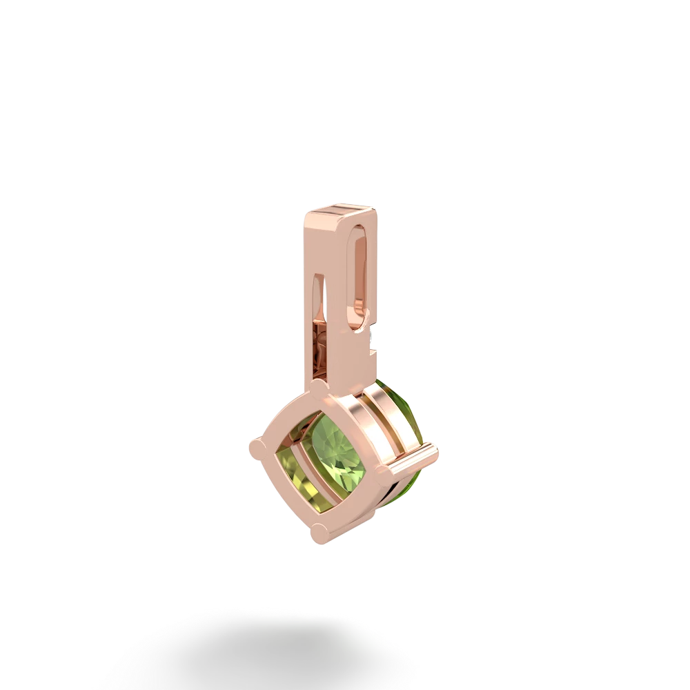 Peridot Simply Elegant 14K Rose Gold pendant P2489