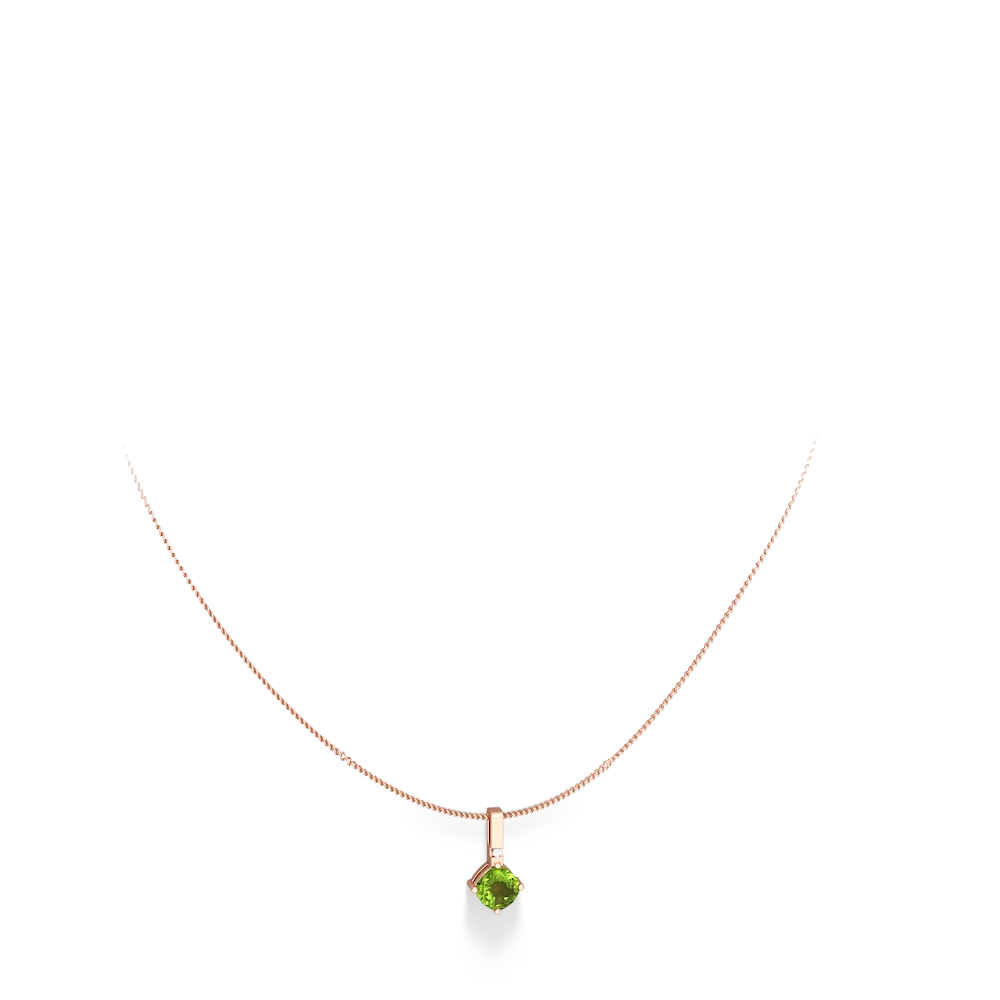 Peridot Simply Elegant 14K Rose Gold pendant P2489