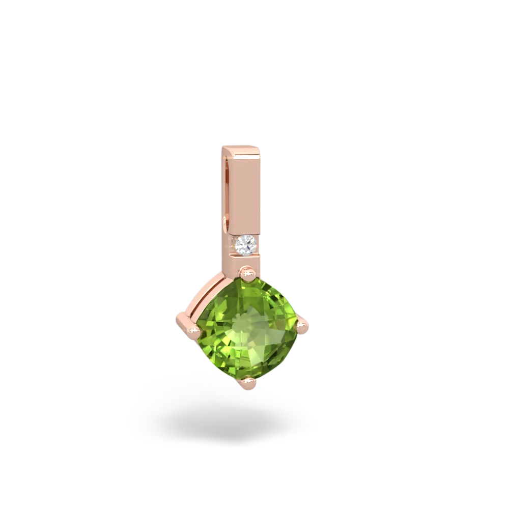 Peridot Simply Elegant 14K Rose Gold pendant P2489