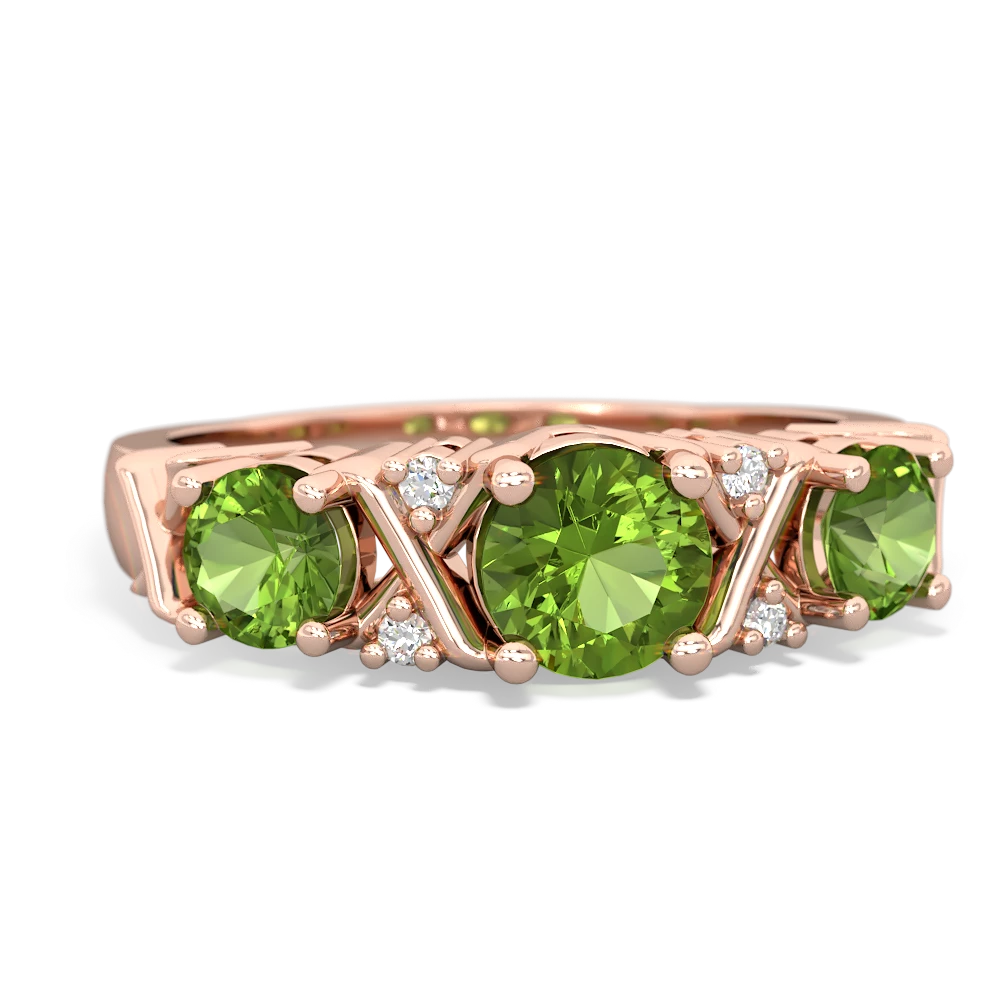Ruby Hugs And Kisses 14K Rose Gold ring R5016