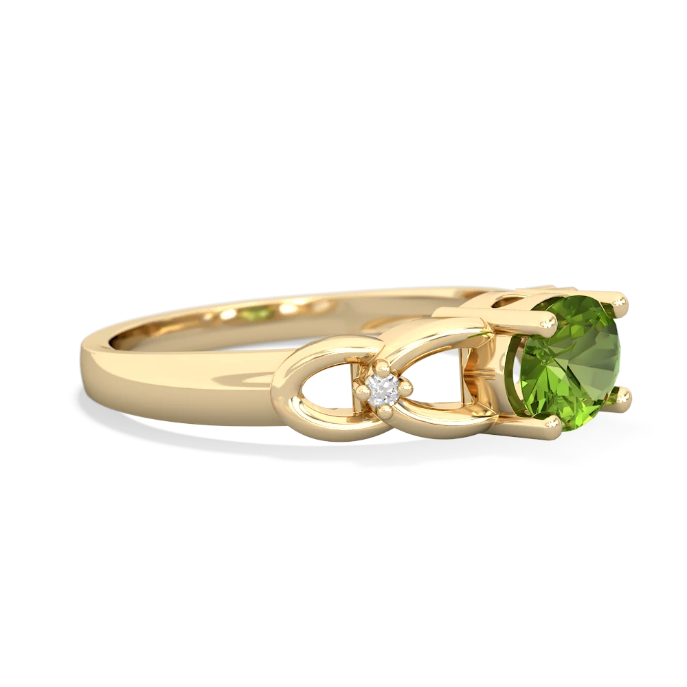 Peridot Links 14K Yellow Gold ring R4032