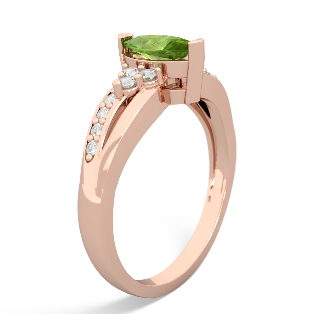 Peridot Royal Marquise 14K Rose Gold ring R2343