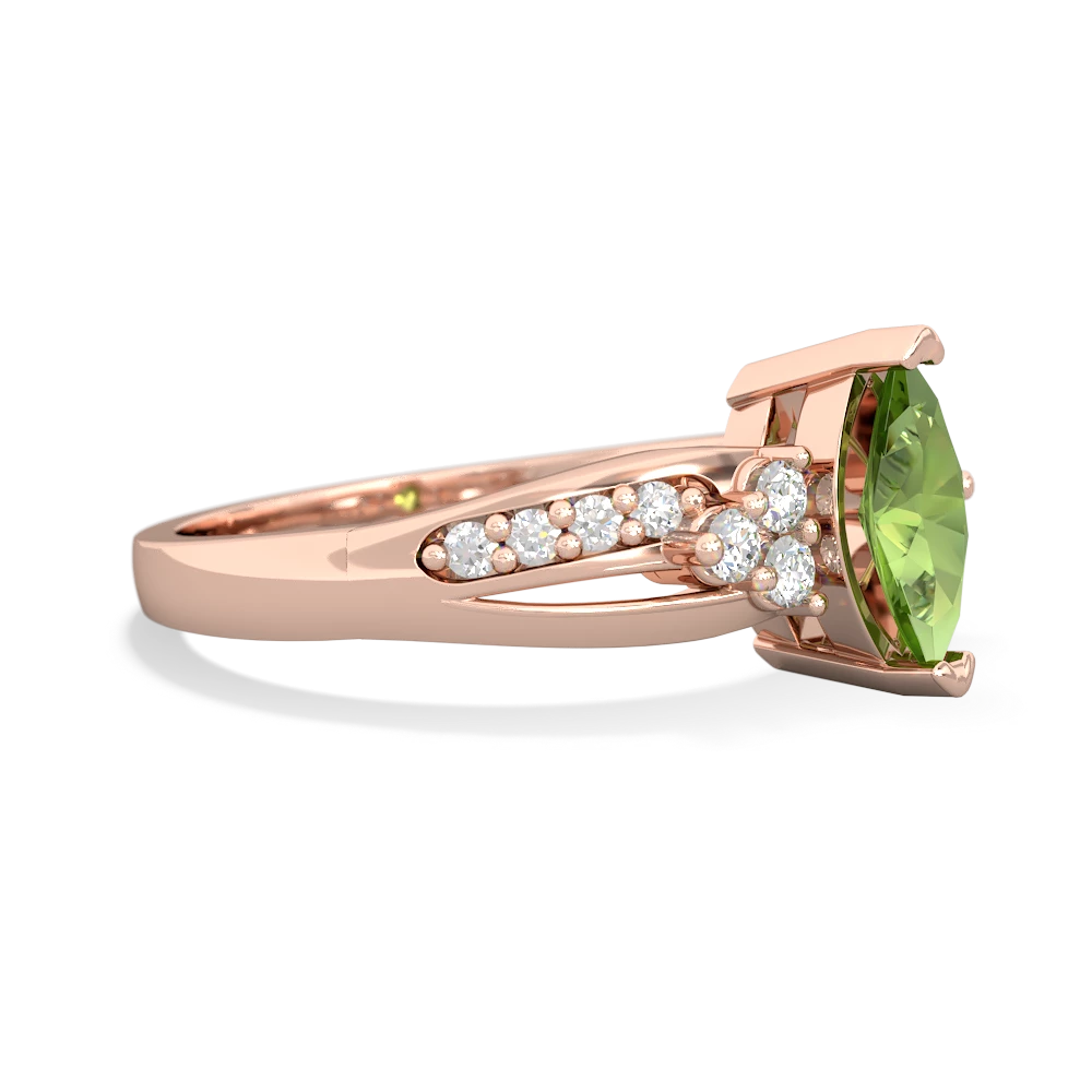 Peridot Royal Marquise 14K Rose Gold ring R2343