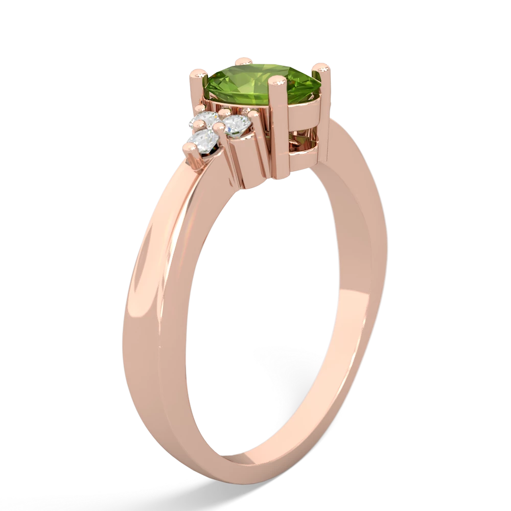 Peridot Simply Elegant 14K Rose Gold ring R2113