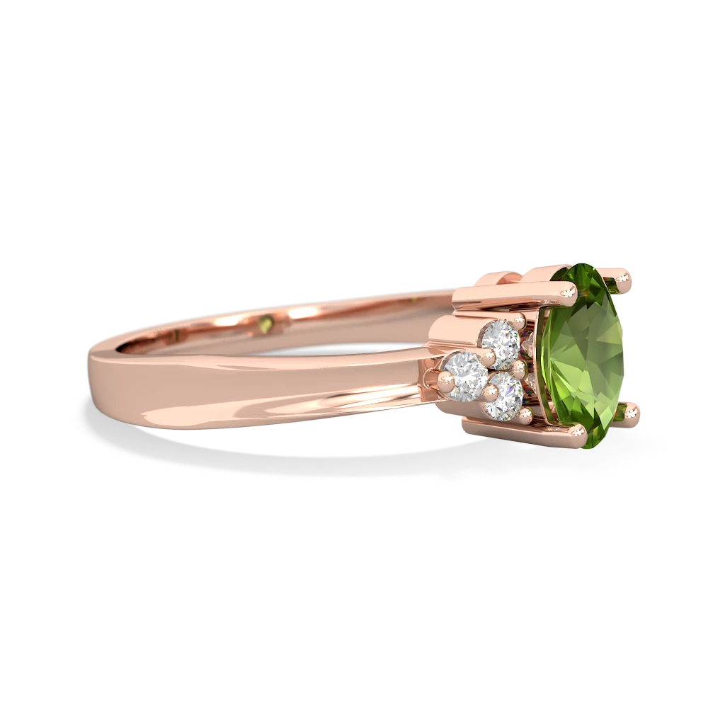 Peridot Simply Elegant 14K Rose Gold ring R2113