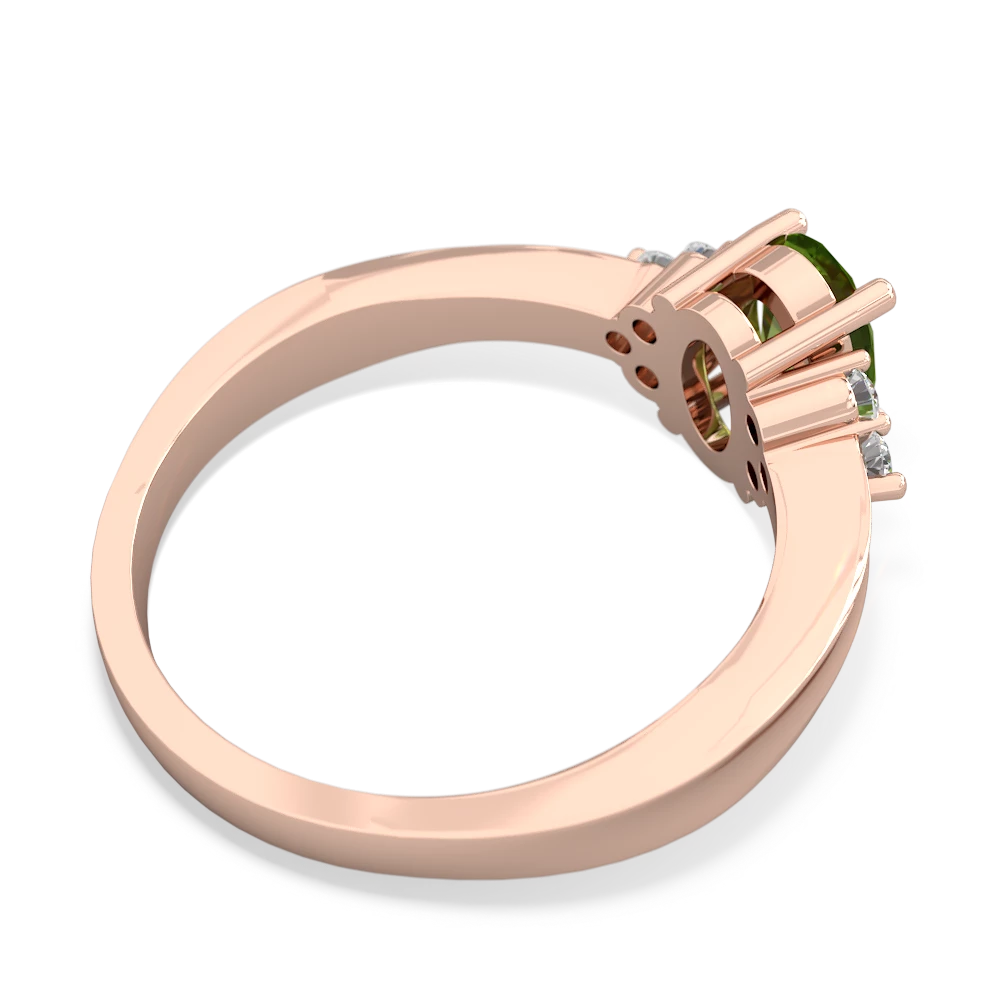 Peridot Simply Elegant 14K Rose Gold ring R2113