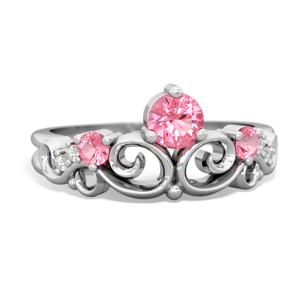 Ruby Crown Keepsake 14K White Gold ring R5740