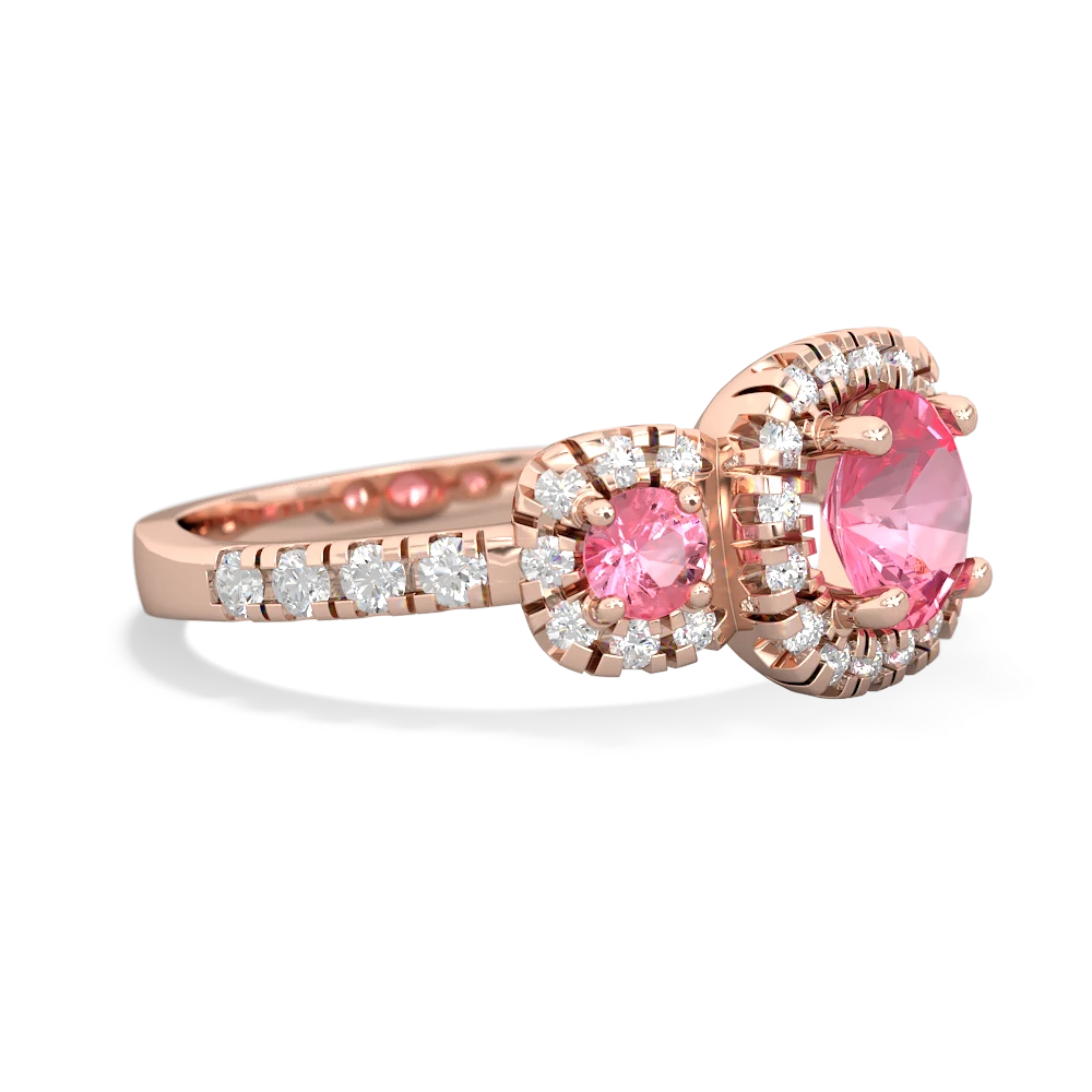 Opal Regal Halo 14K Rose Gold ring R5350