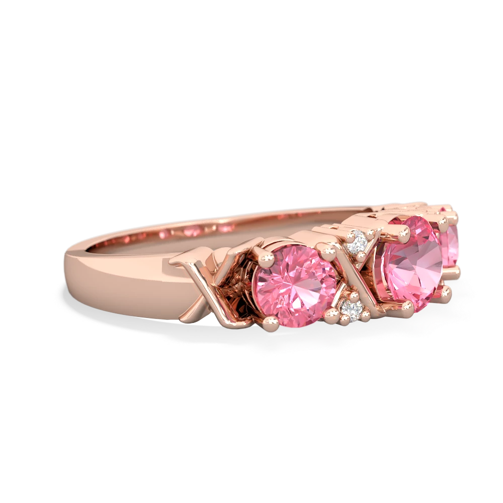 Onyx Hugs And Kisses 14K Rose Gold ring R5016