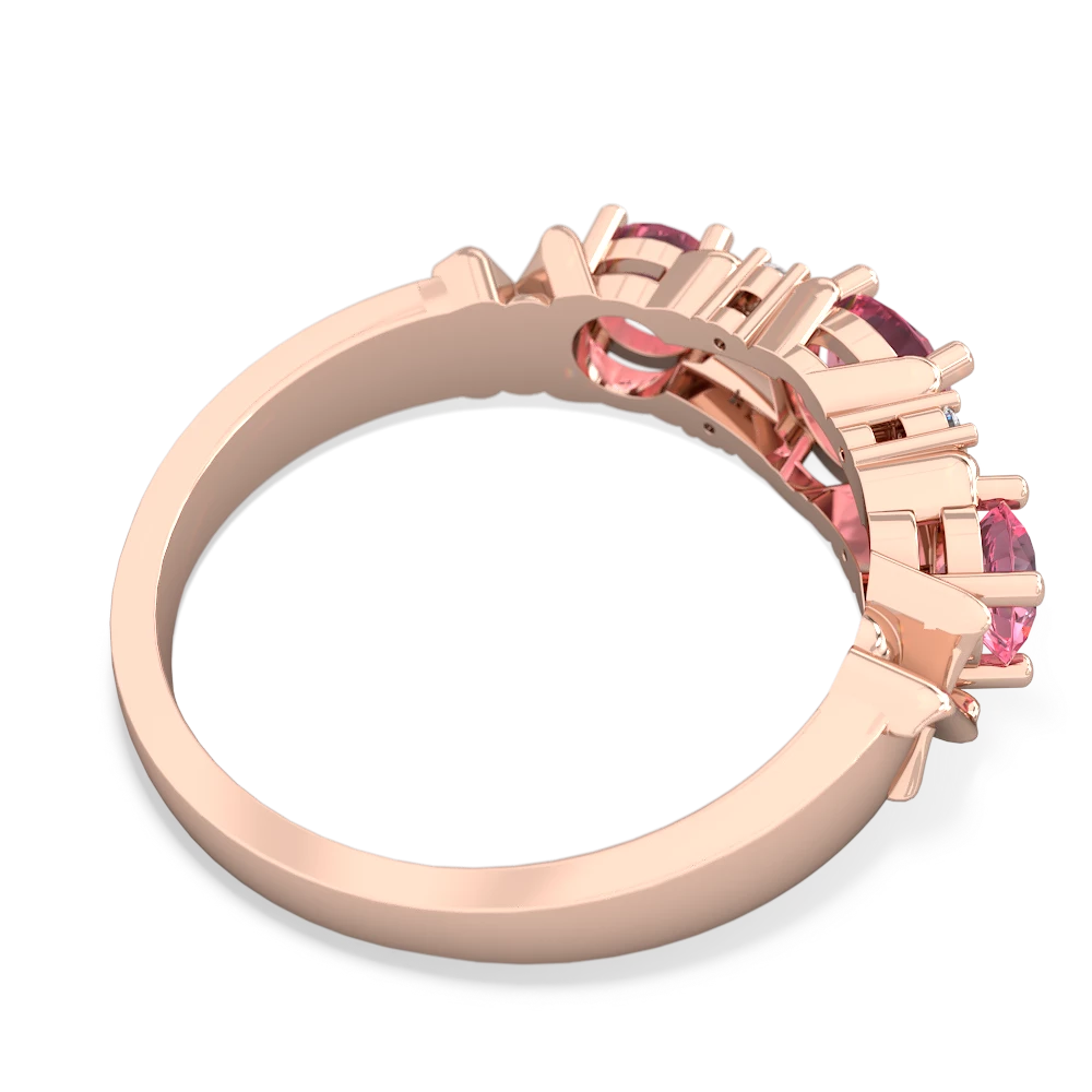 Ruby Hugs And Kisses 14K Rose Gold ring R5016