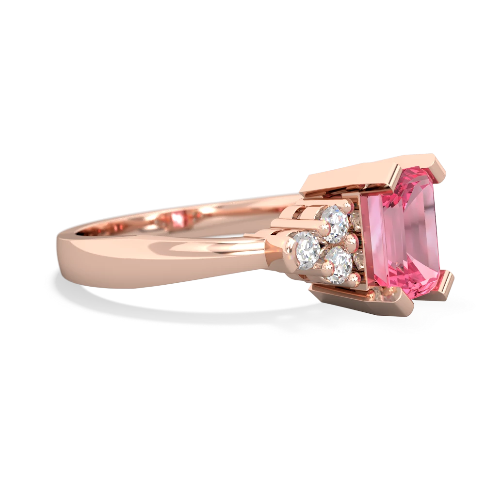 Lab Pink Sapphire Timeless Classic 14K Rose Gold ring R2591