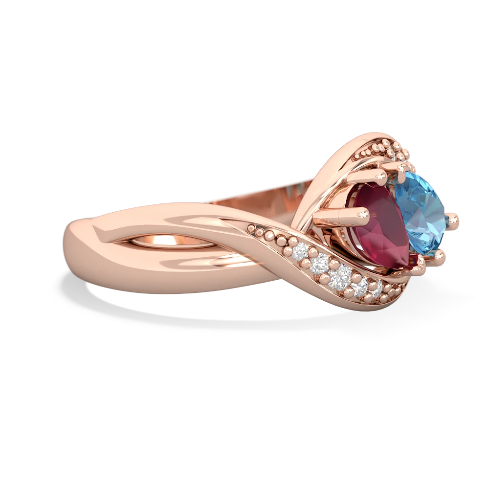 Ruby Summer Winds 14K Rose Gold ring R5342