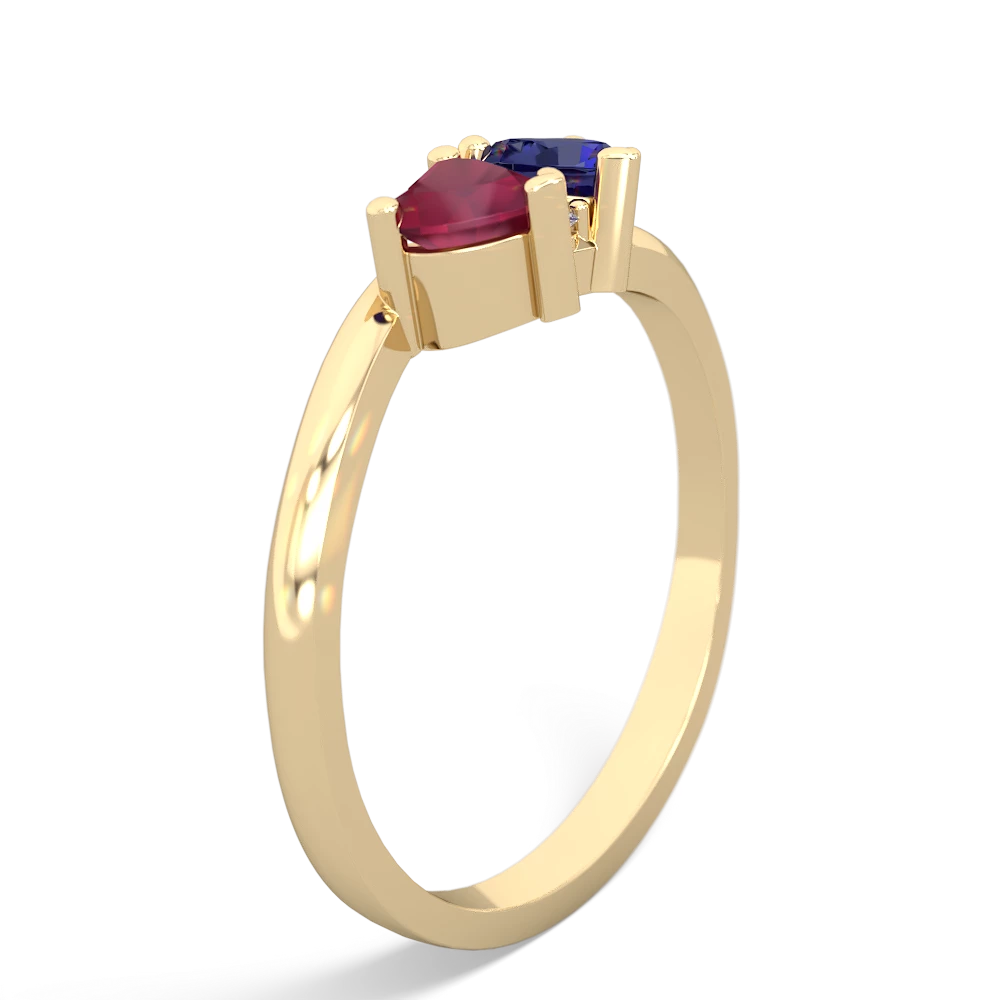 Ruby Sweethearts 14K Yellow Gold ring R5260