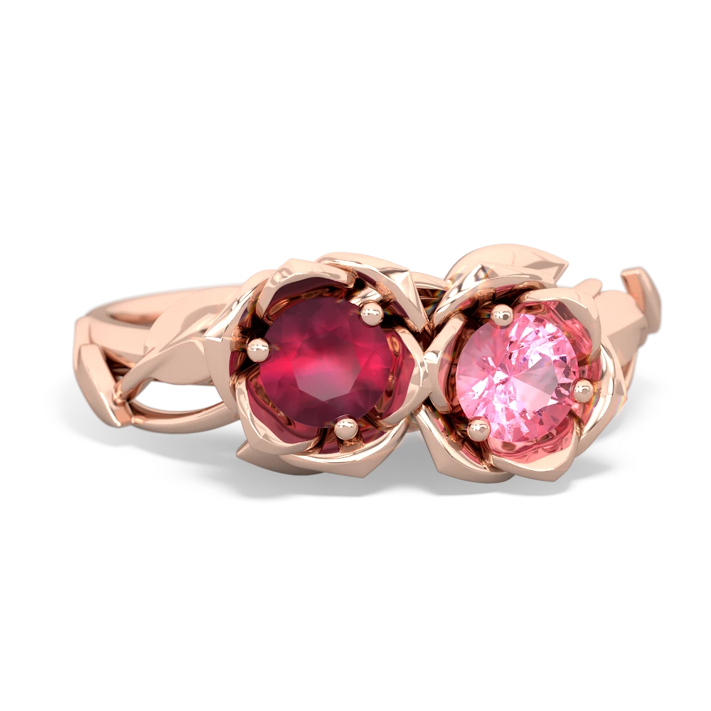 Ruby Rose Garden 14K Rose Gold ring R5510