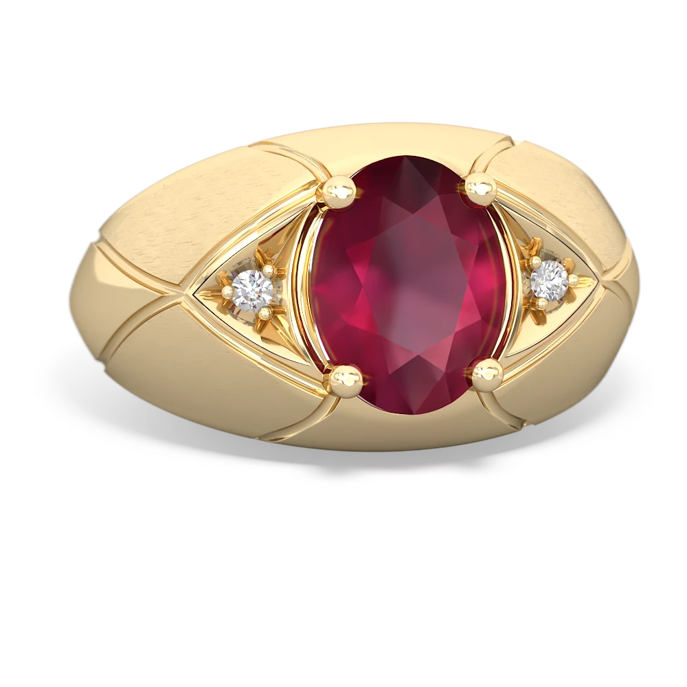 Ruby Stone In Gold Ring -Ruby Stone In Gold Diamond Rings| Surat Diamond  Jewelry