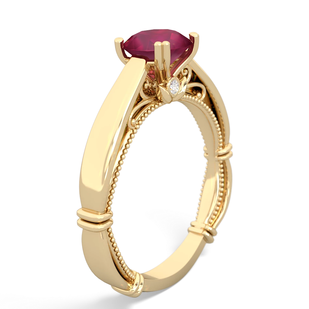 Ruby Renaissance 14K Yellow Gold ring R27806RD