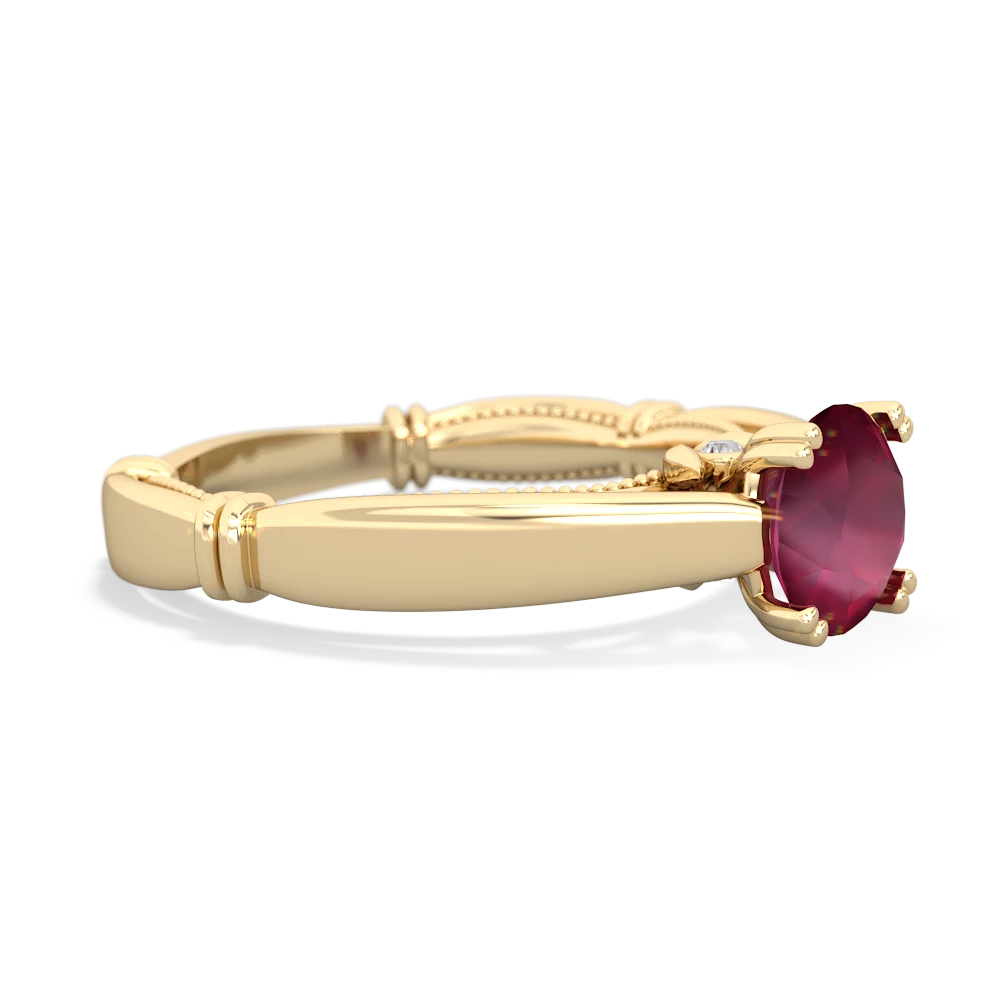 Ruby Renaissance 14K Yellow Gold ring R27806RD