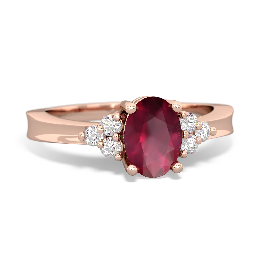 Ruby Simply Elegant 14K Rose Gold ring R2113