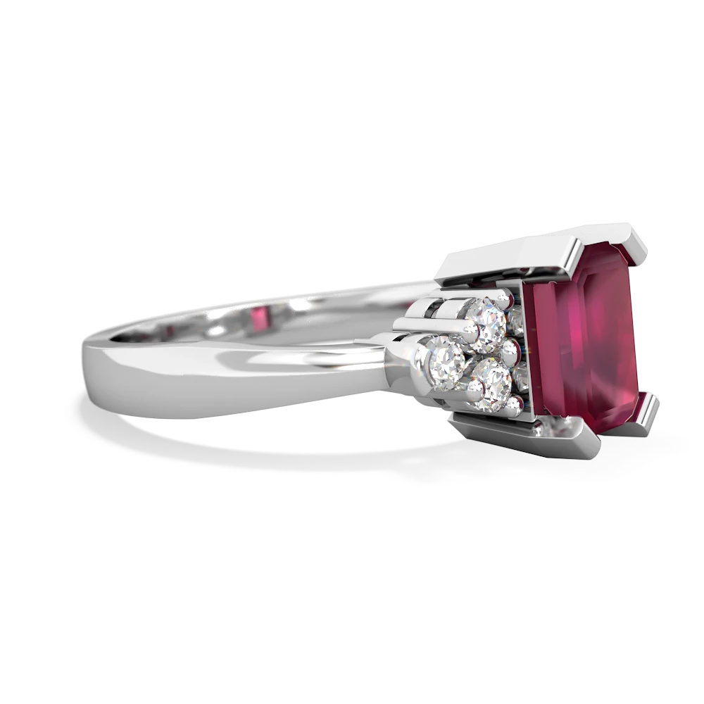 Ruby Timeless Classic 14K White Gold ring R2591