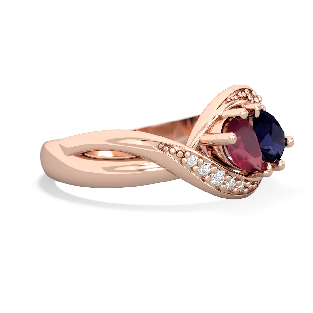 Ruby Summer Winds 14K Rose Gold ring R5342
