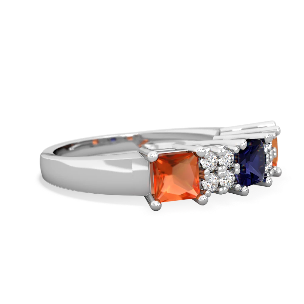 White sapphire cloudy deals