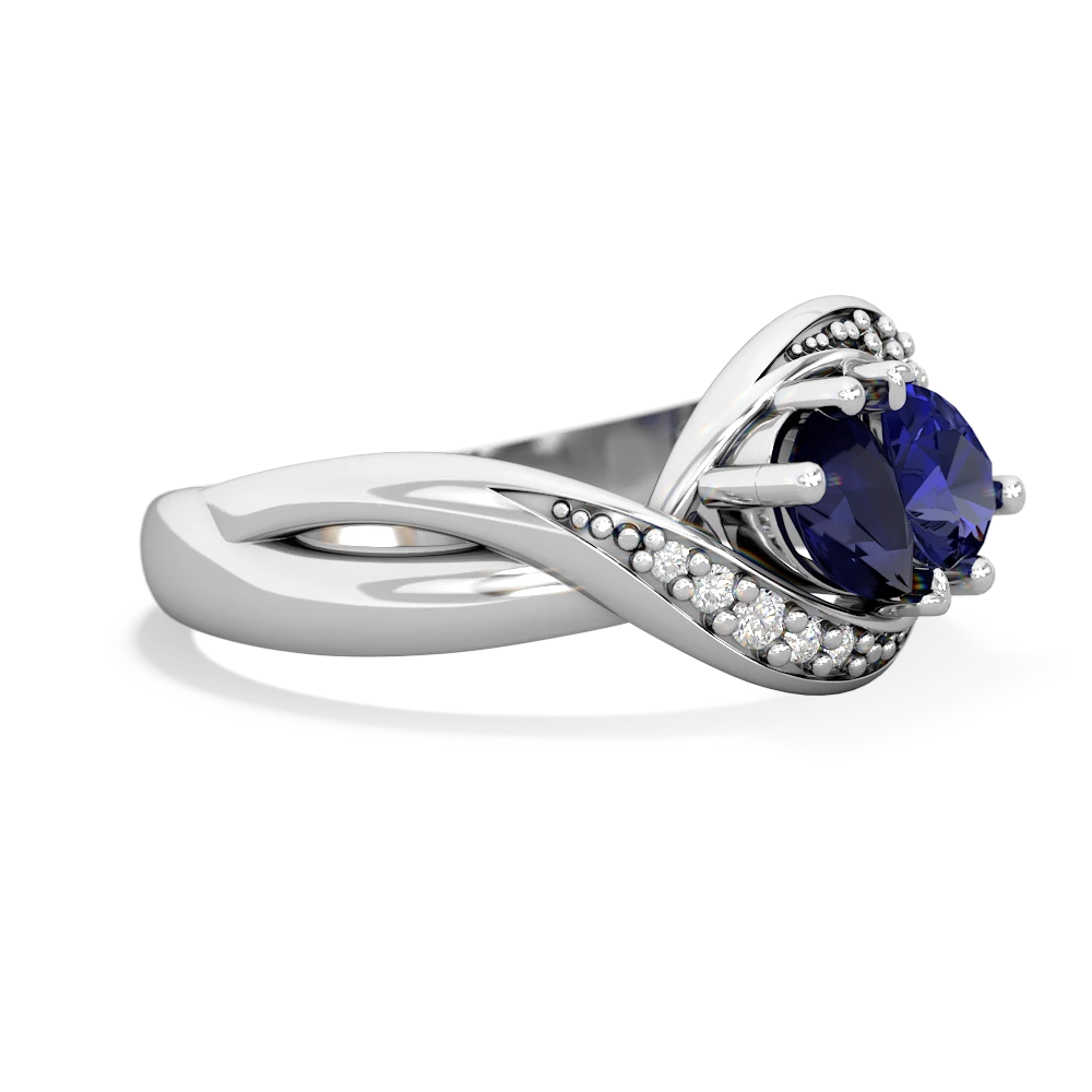 Sapphire Summer Winds 14K White Gold ring R5342