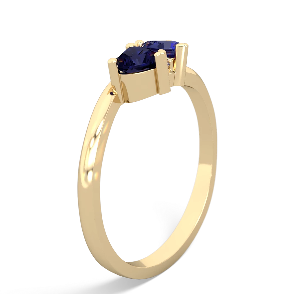 Sapphire Sweethearts 14K Yellow Gold ring R5260