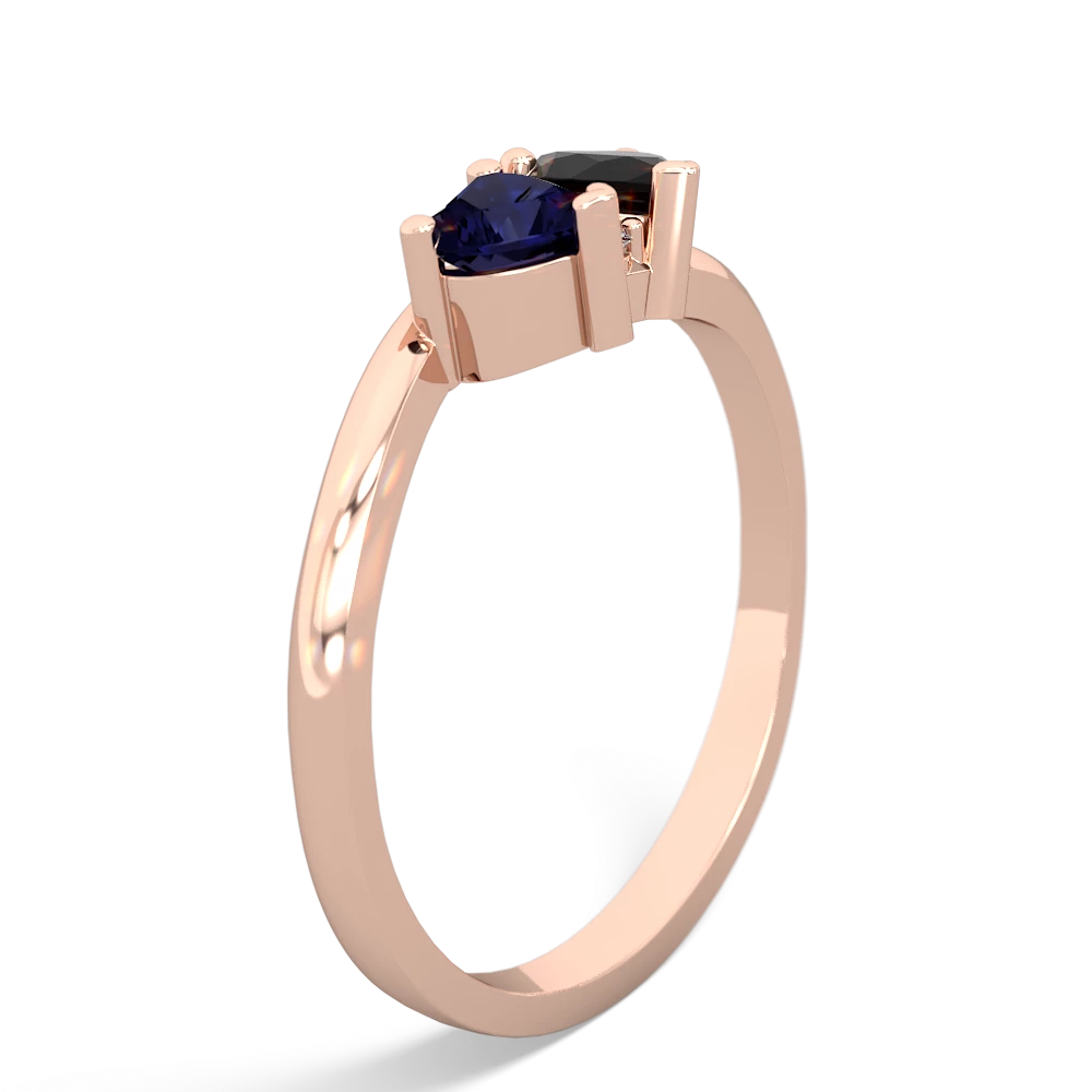 Sapphire Sweethearts 14K Rose Gold ring R5260