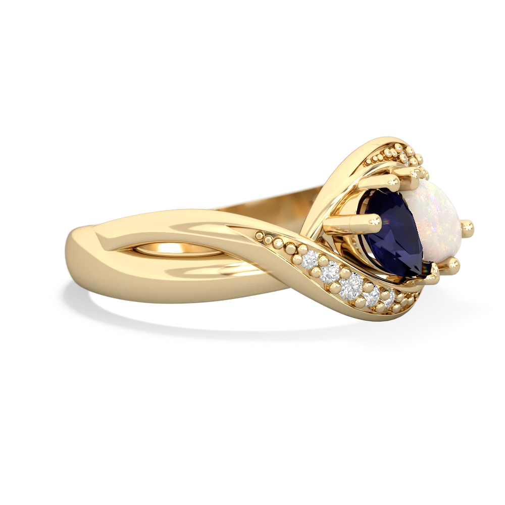 Sapphire Summer Winds 14K Yellow Gold ring R5342