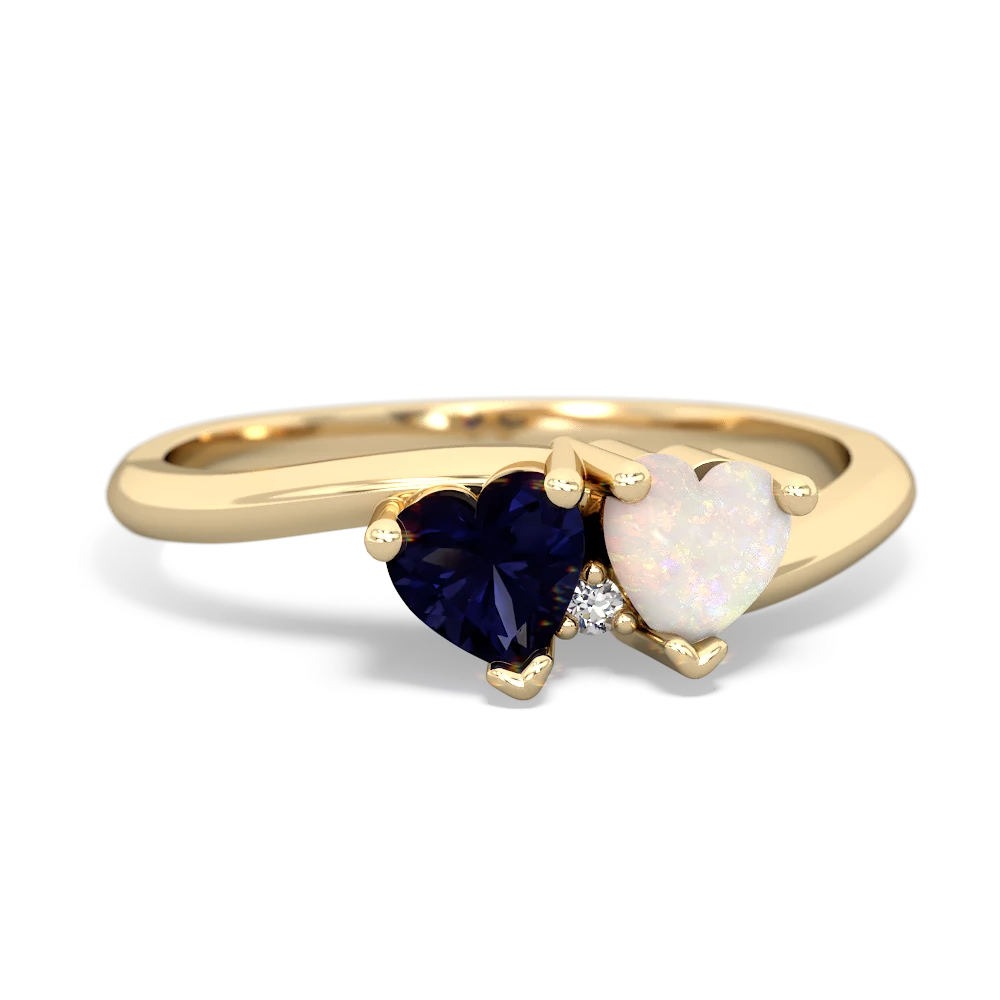 Sapphire Sweethearts 14K Yellow Gold ring R5260