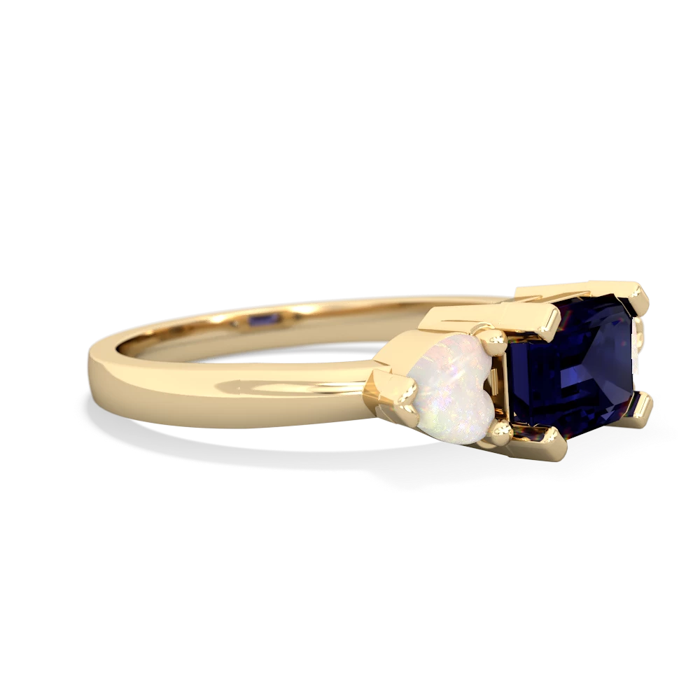 Sapphire Three Stone 14K Yellow Gold ring R5235