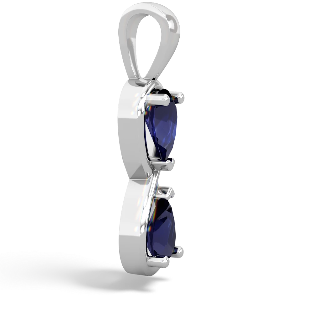 Diamond Infinity Necklace in Sterling Silver | Helzberg Diamonds