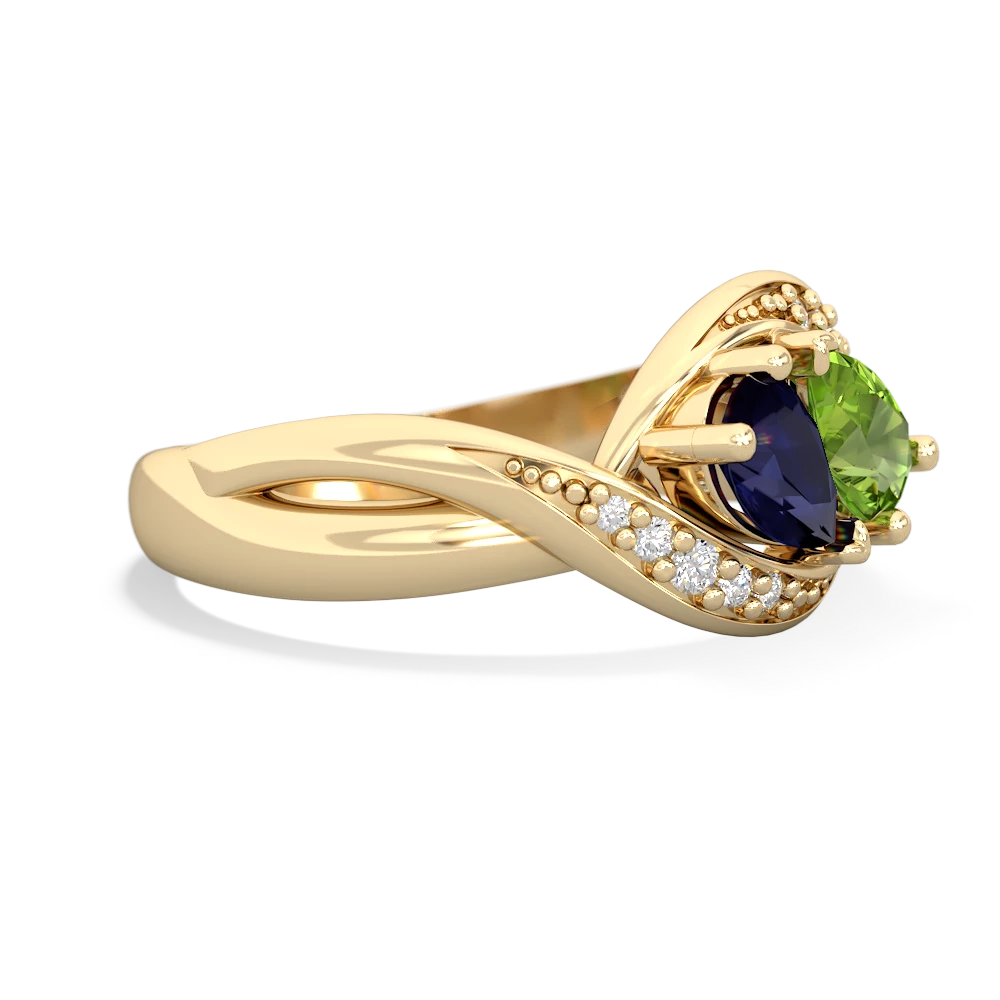 Sapphire Summer Winds 14K Yellow Gold ring R5342