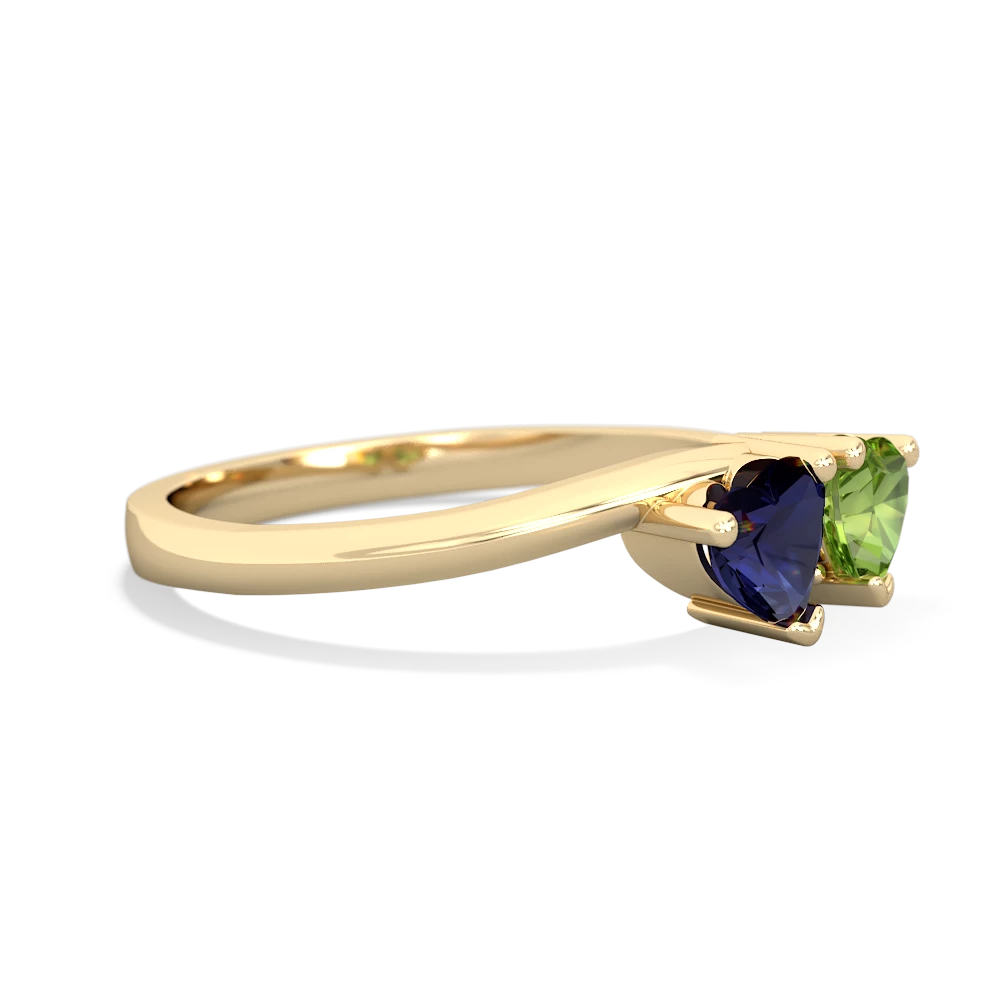 Sapphire Sweethearts 14K Yellow Gold ring R5260