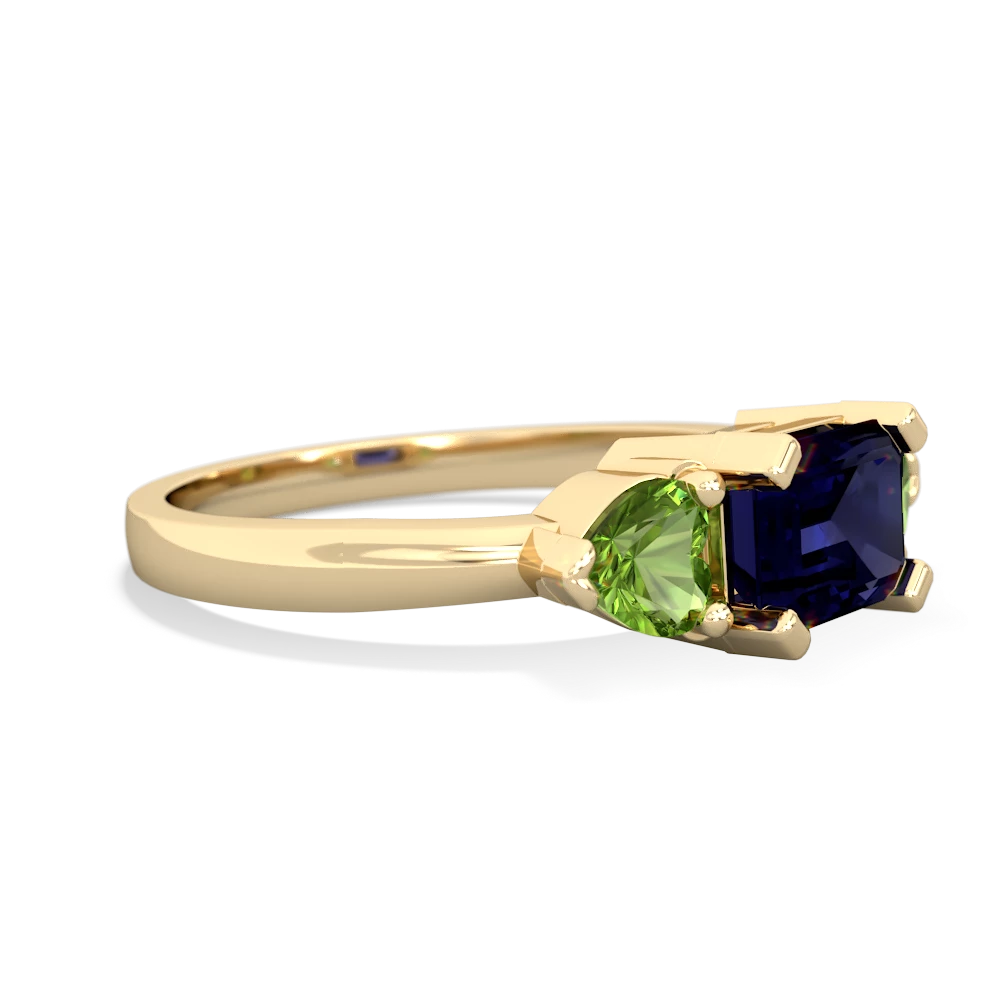 Sapphire Three Stone 14K Yellow Gold ring R5235