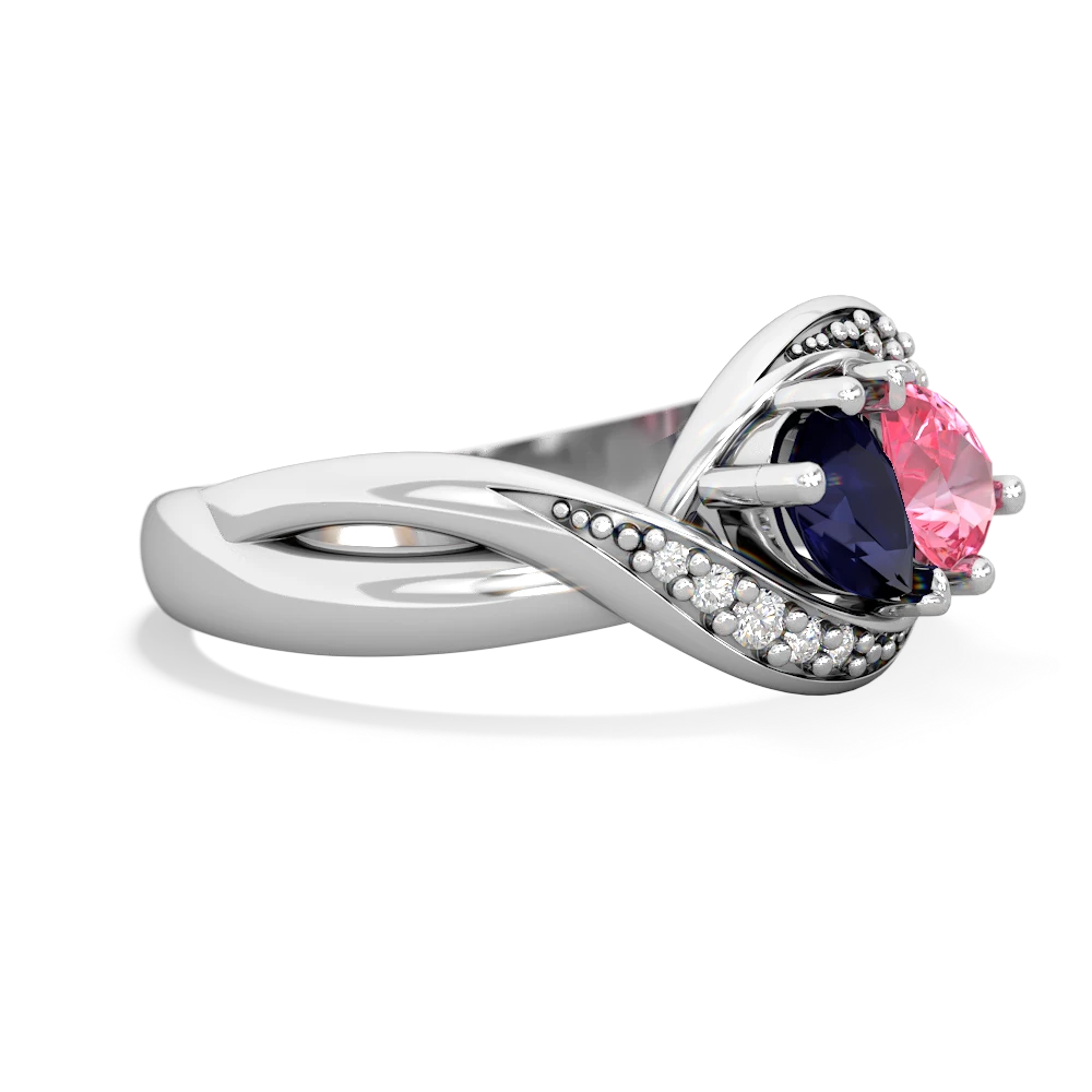 Sapphire Summer Winds 14K White Gold ring R5342